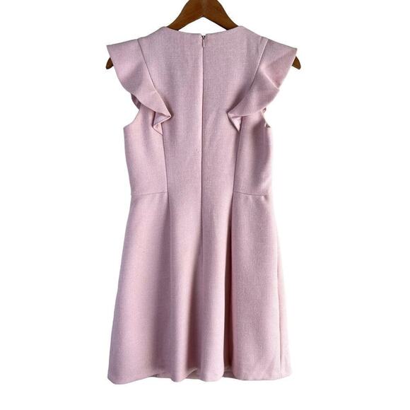 Gal Meets Glam Laurie Flutter Sleeve Mini Dress in Pink, Size 2 - Picture 13 of 16